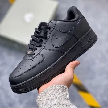 Tênis Air Force 1 One Preto Feminino Masculino em Super Promoção Envio 6x Mais Rápido 12xsjs Envio Hoje Menor Preço é Aqui