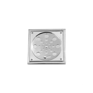 Grelha quadrada de inox com caixilho e fecho 10cm VAD281 Esteves