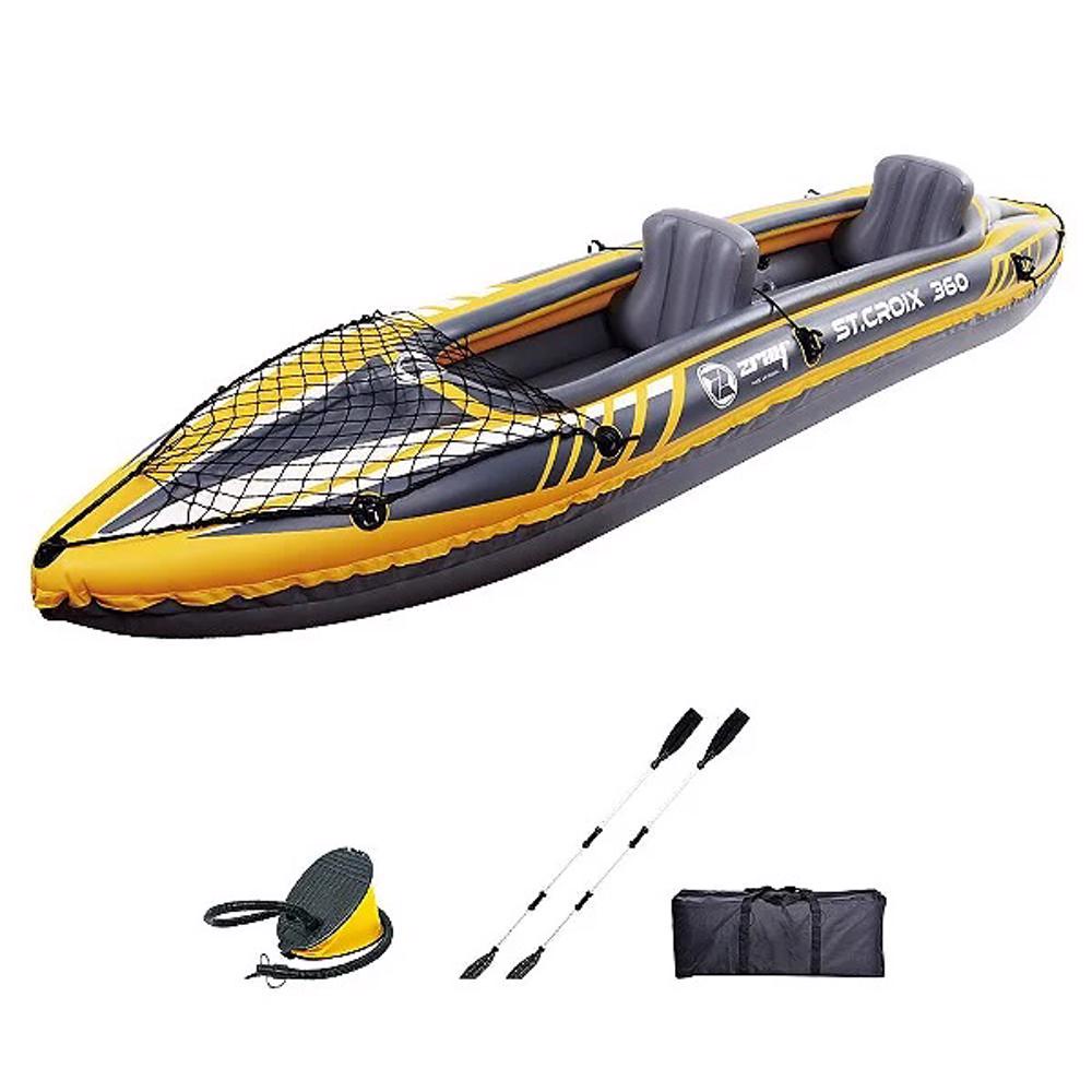 Bote Inflable Intex Excursion 4 Set + Remos + Inflador Ca