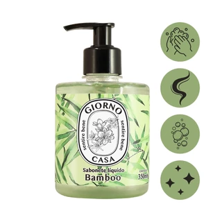 Sabonete Liquido Giorno Bamboo Higiene Limpeza Hidrata 350ml