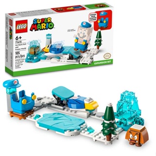 LEGO super mario pacote de expansão traje mario de gelo e mundo gelado (105 peças)