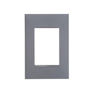 Placa 4x2 com 3 postos cinza Pial Plus + Placa 4x2 com 3 postos cinza Pial Plus