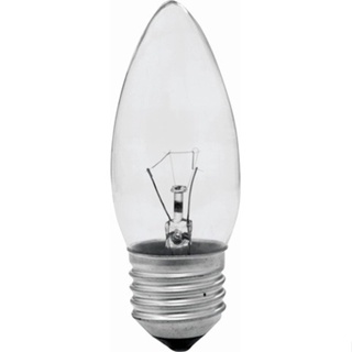 Lampada Incandescente Vela Lisa Clara 40W 127V E27 Taschibra