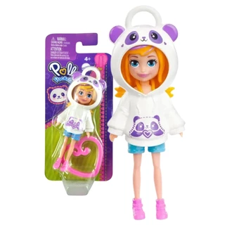 Boneca Polly Pocket Com Fantasia De Panda Hkv98a - Mattel
