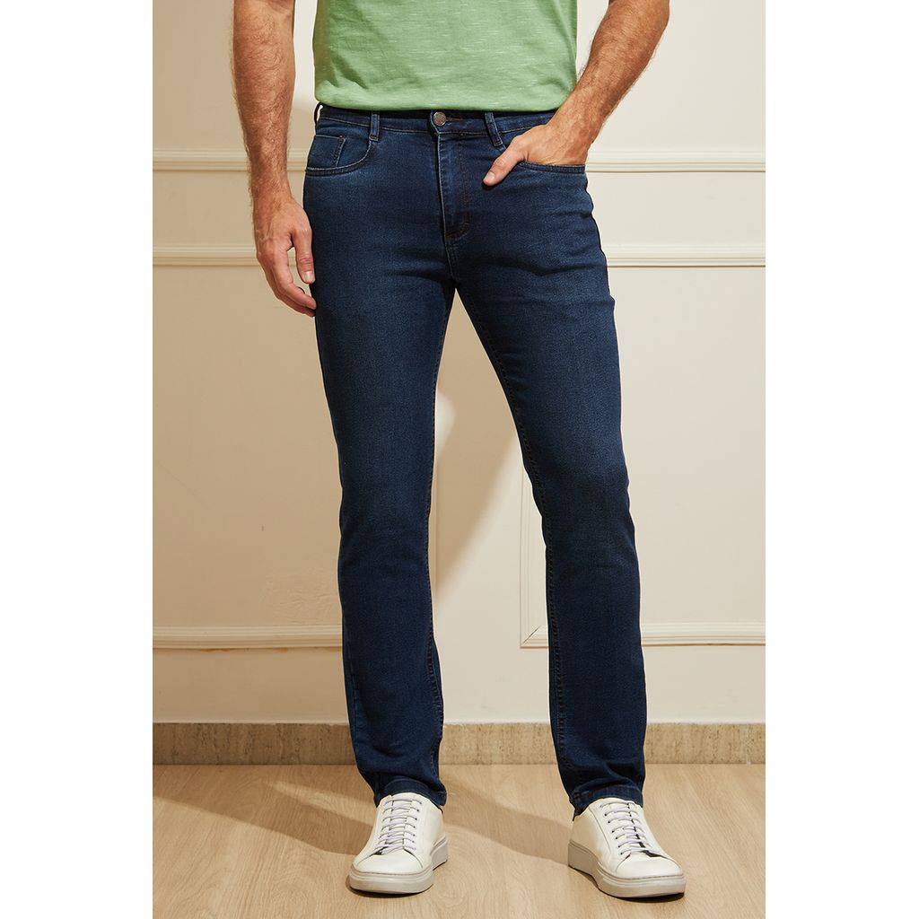Calça Masculina Jeans Slim - Azul