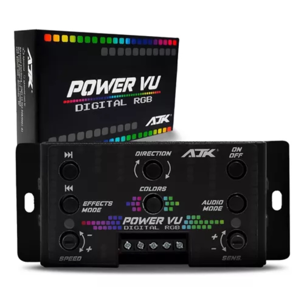 Central De Fita Led E Strobo Power Vu Para Som Automotivo | Shopee Brasil