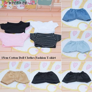 MIOSHOP 15cm Roupas De Boneca 10 Estilos Camiseta Casual Wears Calças