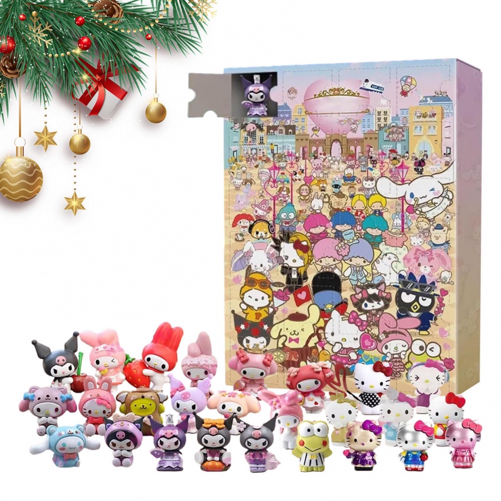 YL Christmas Sanrio 24 Dias Calendário De Advento Caixa De Brinquedos