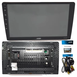 Central Multimídia 2 Din Android 10 MP5 9 Polegadas HT-9200 WiFi GPS Bluetooth USB Espelhamento Android e iOS H-Tech
