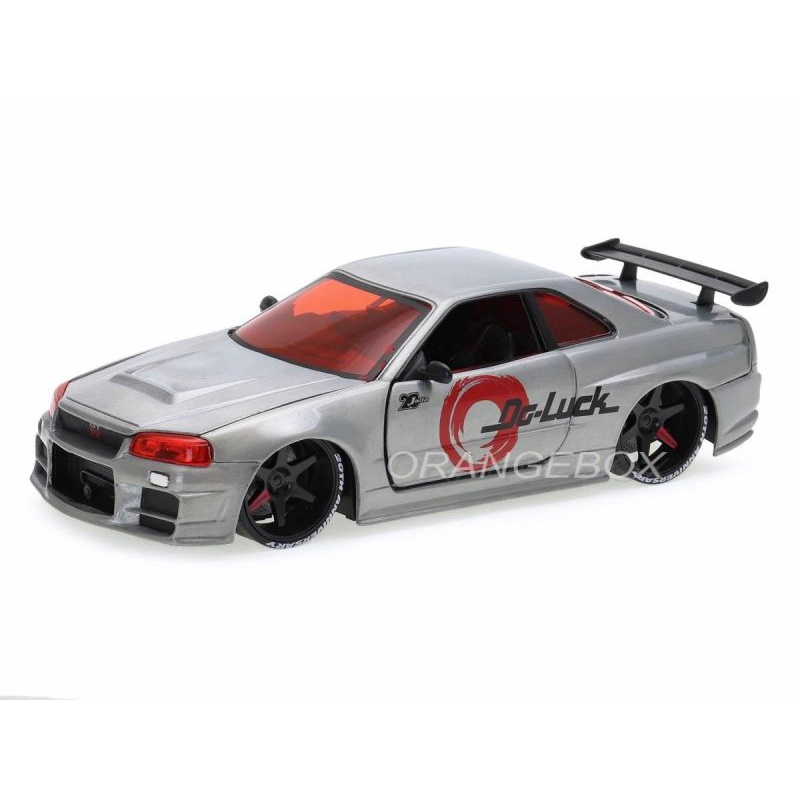 Brian s Nissan GTR Skyline R34 Velozes e Furiosos Jada Toys 1:24