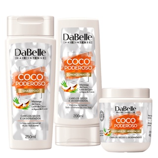 Kit DaBelle Hair Intense Coco Poderoso Basic 400g (3 produtos)
