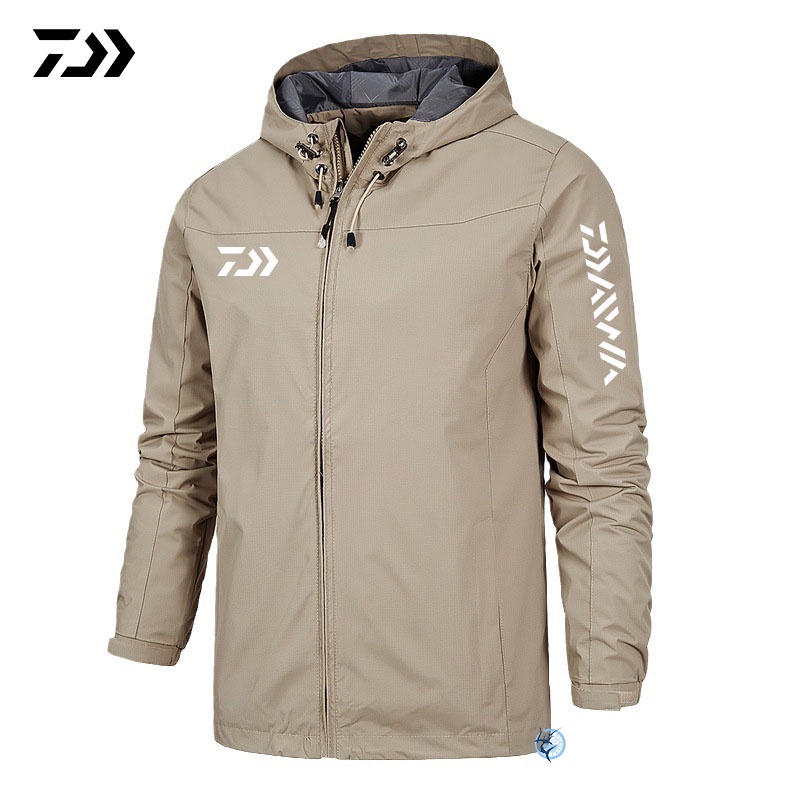 Nova Daiwa Fishing Jacket Spring Autumn Thin Hooded Solid Nova Daiwa Fishing Jacket Spring Autumn Thin Hooded Solid