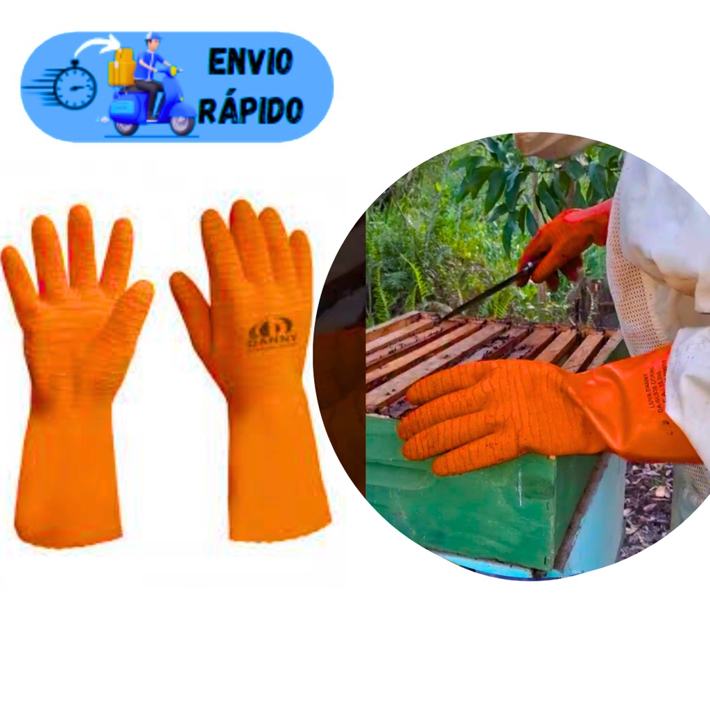 LUVA DE SEGURANÇA LATEX CORAL DASL530 DANNY TÉRMICA E QUÍMICA PARA ALTA E BAIXA TEMPERATURA