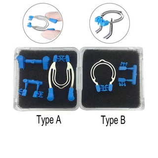 1 Conjunto Dental Seccional De Mola Metal Com Contorno Ferramenta Dentária De Matriz Anel