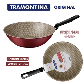 Frigideira Antiaderente 28 cm Tramontina Work com Textura Starflon Max