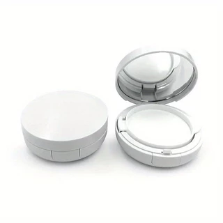 Caixa Portátil De Maquiagem Cosmética De 15g/0.5oz De Almofada De Ar Vazia Com Espelho De Esponja Em Pó Para BB Cream Foundation