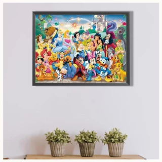 5D DIY Full Round Drill Diamond Pintura Cartoon Kit De Desenho Animado Decoração De Casa Artesanato