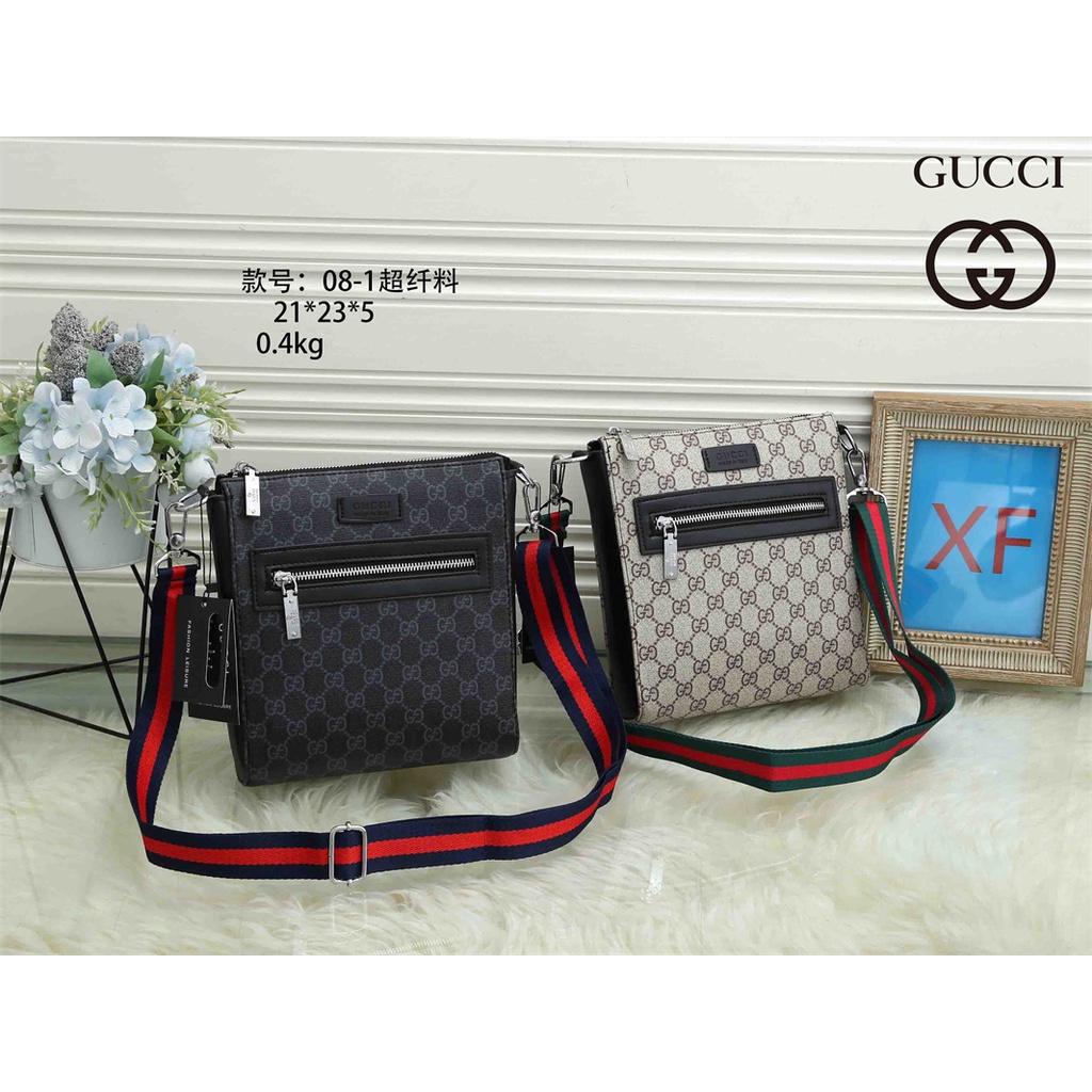 ▶ Nova Chegada ◀ Original Genuíno Gˉ Bolsa Para Homens Casual Mensageiro De Pele De Bezerro Ombro Homem Trabalho Escritório