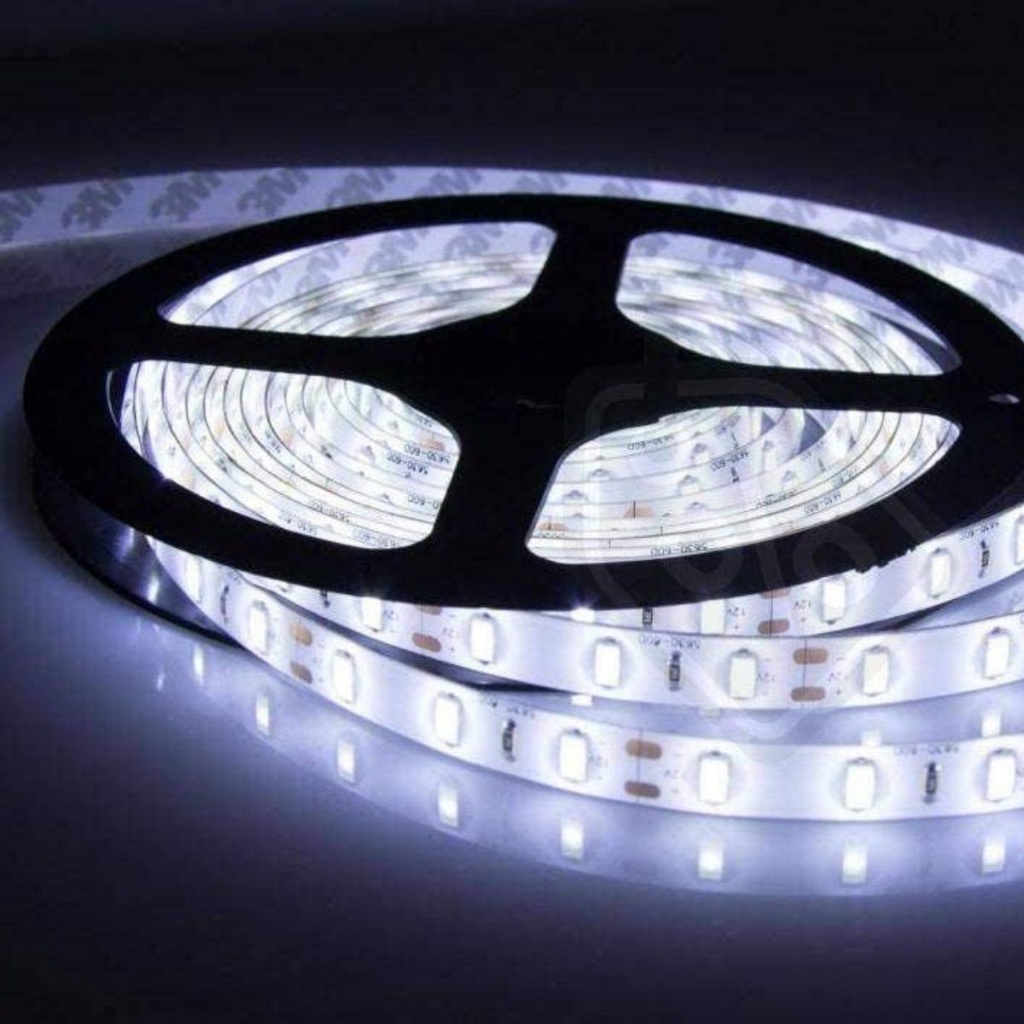 Fita Led Automotiva FRIO 5 metros LED 5050 60D 6500K Luz Led (Sem ...