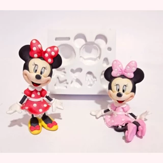 Molde de Silicone Minnie 3D