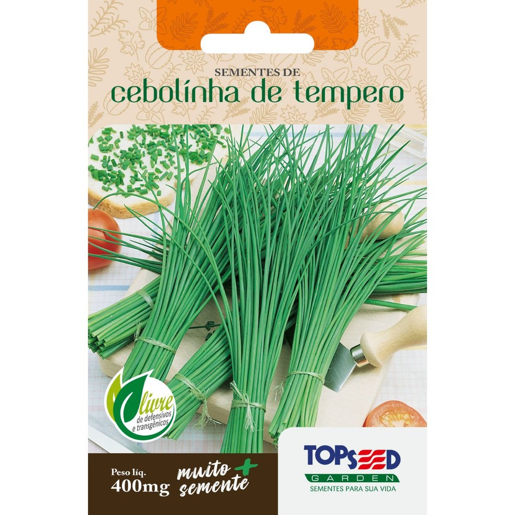 Sementes de Cebolinha de Tempero 400mg - Topseed Linha Tradicional ...