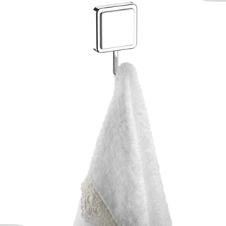 Porta Toalha de Rosto Gancho Banheiro Lavabo de Parede Fixação Dupla Face Cromado Future em Oferta na Shopee
