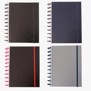 Caderno Com Discos 10 Matérias 160 Folhas Pautadas De Tamanho A4 - 27,5*20 CM