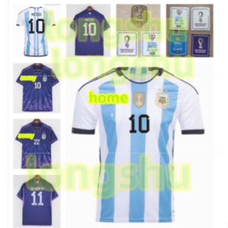 S-4XL 2022 Argentina Copa Campeão Mundial De Camisas De Futebol