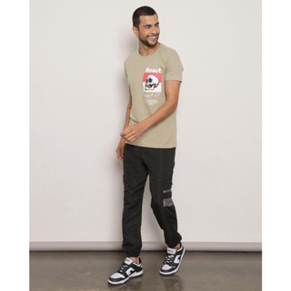 Calça Masculina Jogger Com Bolso Cargo Preta