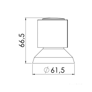 Acabamento Esteves para Registro 1/2" 3/4" e 1" C40 Cromado