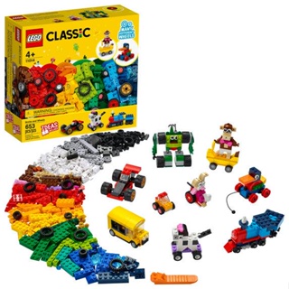 LEGO classic peças e rodas (653 peças)