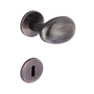 Fechadura interna Verona Ovo Z 408419/40-ZBT com roseta antik Arouca