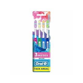 Escova Dental Oral B Indicator Colors C/4Un