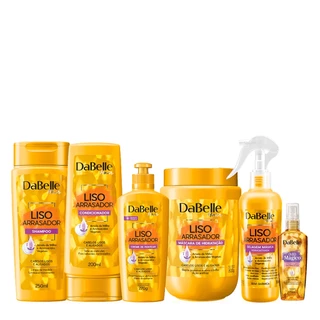 Kit DaBelle Hair Liso Arrasador Selagem Mágica Full (6 produtos)