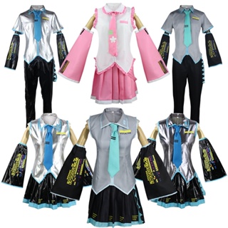 Anime vocaloid miku cosplay traje peruca vestido kawaii cosplay