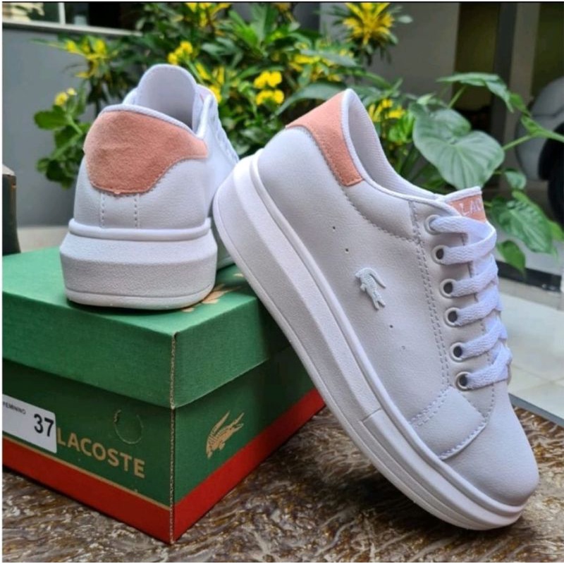 Tenis lacoste hot sale feminino lançamento