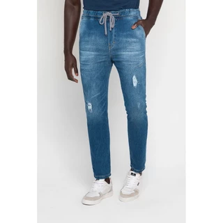 Calça Masculina Jeans Jogger Runner Polo Wear Jeans Médio
