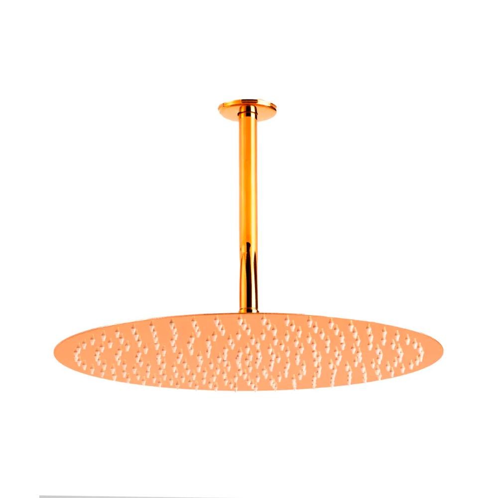 Ducha Chuveiro Redonda De Teto 40 cm Curuá Pingoo - Dourado