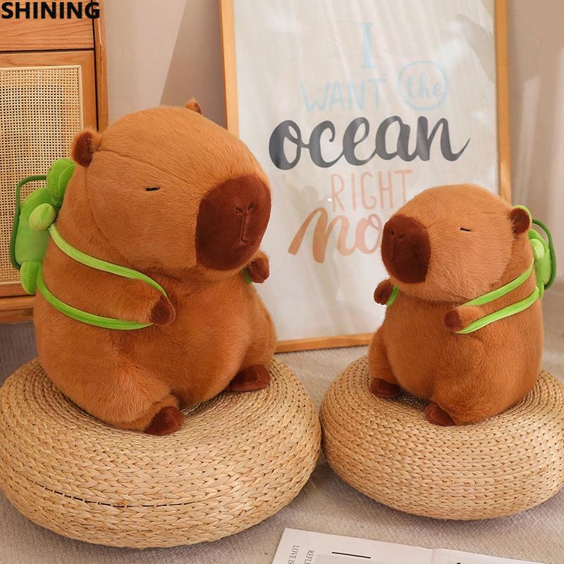 Brinquedo De Pelúcia De Capivara - Animal De Pelúcia De Capivara De Desenho  Animado Bonito De 9 Polegadas | Boneca De Pelúcia Macia Realista De