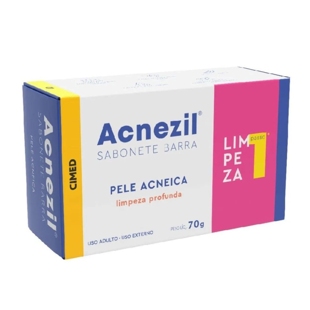 ACNEZIL SABONETE PELE ACNEICA 70G