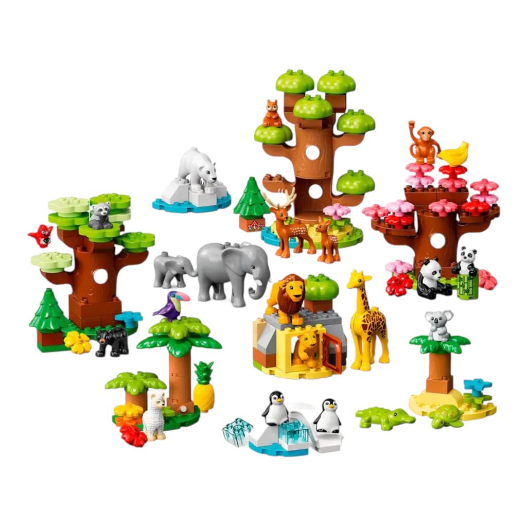Animais Selvagens do Mundo 142 Peças - Lego | Shopee Brasil