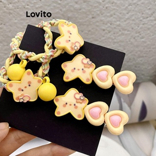 Lovito Laços De Cabelo De Estrelas Fofas Para Mulheres LFA11013