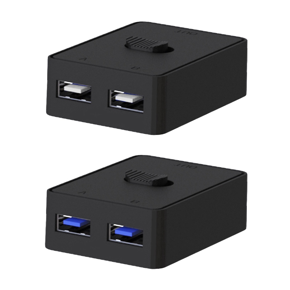 KVM Switch 5Gbps USB 3.0 Compartilhador Bidirecional 2 Em 1 Out Para Impressora De Mouse De Teclado De PC