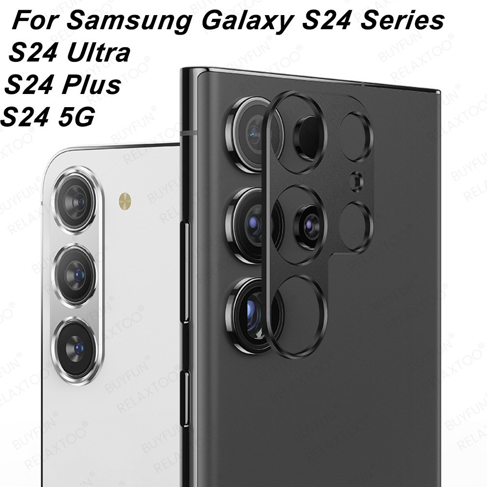 Capa Protetora De Liga Metálica Oca Para Câmera Samsung Galaxy S24 Ultra Lente Traseira S24 + S24 Plus S24Ultra 5G
