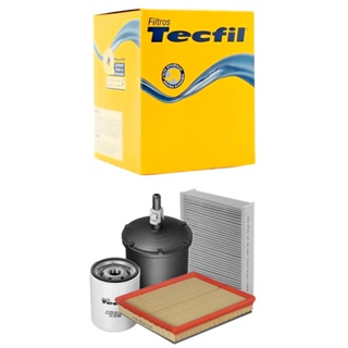 Kit Troca De Filtros Onix 1.0 1.4 Flex 2012 A 2019 Tecfil