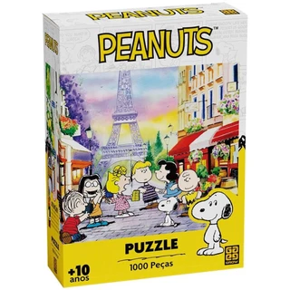 Puzzle Quebra Cabeça Snoopy Peanuts 1000 Peças 04426 Grow