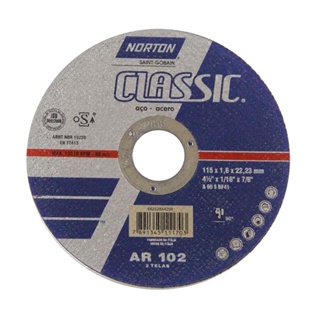 Disco de corte fino para metais 114,3x22,2x1,6mm Classic AR302 Norton