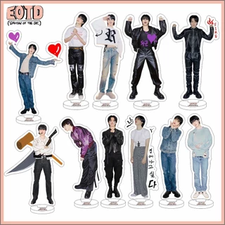 Kpop Bts 2023 Jimin Sinal De Pé Grande Novo Acrílico Dupla Face Ornamento De Mesa