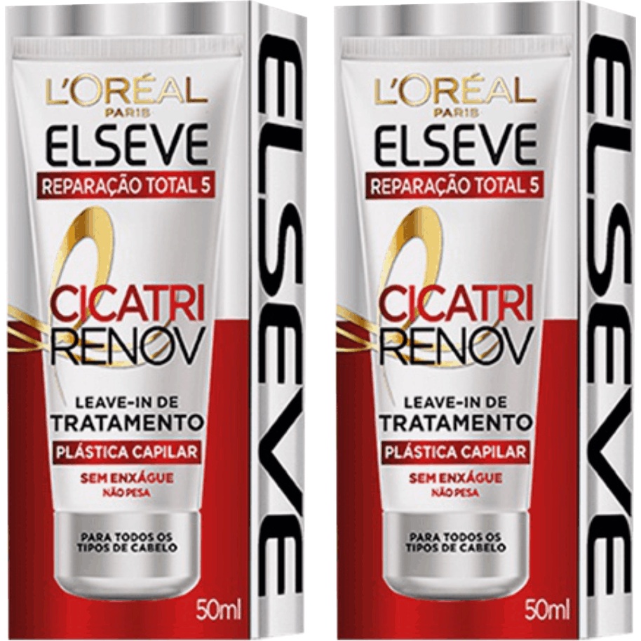 LOREAL ELSEVE CICATRI RENOV LEAVE-IN 50ML SEM ENXÁGUE