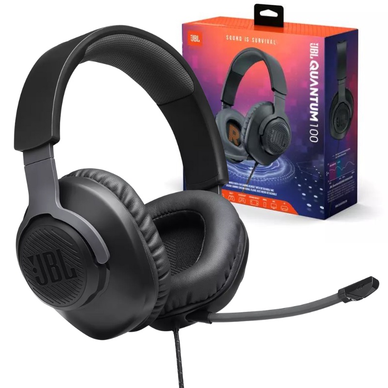 Headset JBL QUANTUM100 GAMER Fone ouvido Headfone Headphone
